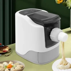 Automatisk Nudel- og Pastamaskine - Bordmodel - 14 Forme - 5 Min Hurtig Æltning - 260 W 220 V - Fuld Kobbermotor - 304 Rustfrit Stål - Sort Best