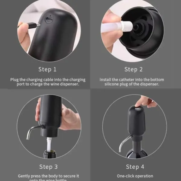 Automatisk vindispenser og vinlufter Sale