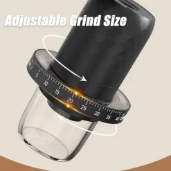 B2 elektrisk kaffekværn med keramisk kværn, Type-C genopladelig, med rensebørste Hot