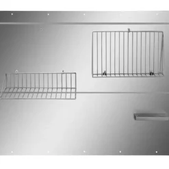 Bagplade til emhætte 36 x 33,9 tommer i rustfrit stål med hylde. Hold din køkkenvæg pæn med denne stilfulde stænkplade. New