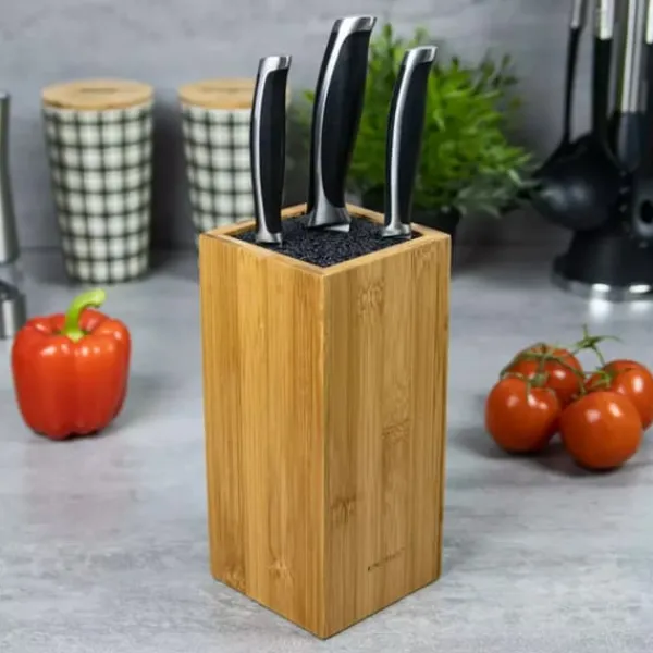 BAMBU BLOK KØKKENKNIV STATIV KINGHOFF KH-1559 Best