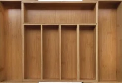 Opbevaringssystem Til Køkkenskuffer>BAMBUS GLIDESKUFFEINDSATS 1576