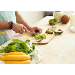 Bambus skærebrætsæt, 3 dele, let at rengøre