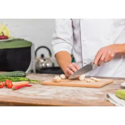 Bambus skærebrætsæt, 3 dele, let at rengøre