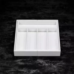 BAMBUSINDSATS TIL SKUFFES KINGHOFF KH-1746 hvid New