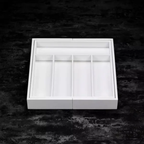 BAMBUSINDSATS TIL SKUFFES KINGHOFF KH-1746 hvid New