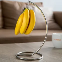 Bananholder, 34,5x16,5 cm, Sølv New