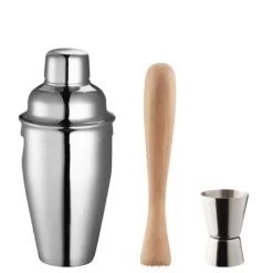 Dorre Barudstyrssæt>Barset Berry Shaker 3 delar rostfritt