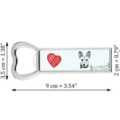 Basenji, Basenji, Congo Dog - flaskeåbner med en hund, personlig køleskabsåbner, unik gave til en mand fra Art-Dog Clearance