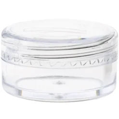 Opbevaringsdåser>Beholder med låg 4 ml plastik til cremer og salver x 10