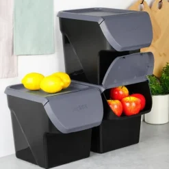Beholder til grøntsager, frugter, løg, kartofler, hvidløg, køkkenopbevaring Best
