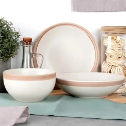 Beige keramik desserttallerken ARTHENA BEIGE 20,5 cm Best