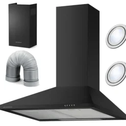 Berdsen BT-214 60 cm emhætte sort