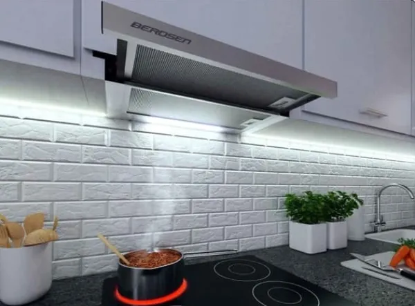 Viking Choice BERDSEN BT-233 Rustfrit stål teleskop emhætte - Moderne køkkenmusthave Clearance