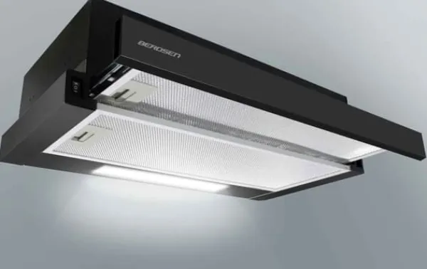 Viking Choice Emhætter>Berdsen BT-234 Teleskopisk Fladskærmshætte - Multifunktionel Køkkenventilation