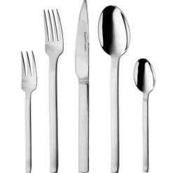 Bestik>BergHOFF 30-delars bestickset - Essence Designer rostfritt stlbestick med elegant rektangulr design