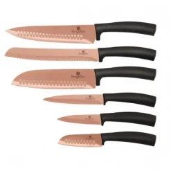 Køkkenknive>BERLINGER HAUS BH-2648 ROSE GULD KØKKENKNIVESÆT