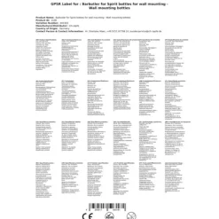 Beslag til spiritusflasker til vægmontering - alkoholdispenser Best