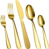 Bestik>Bestik Sæt, Rustfrit Stål, Service til 12,Guld