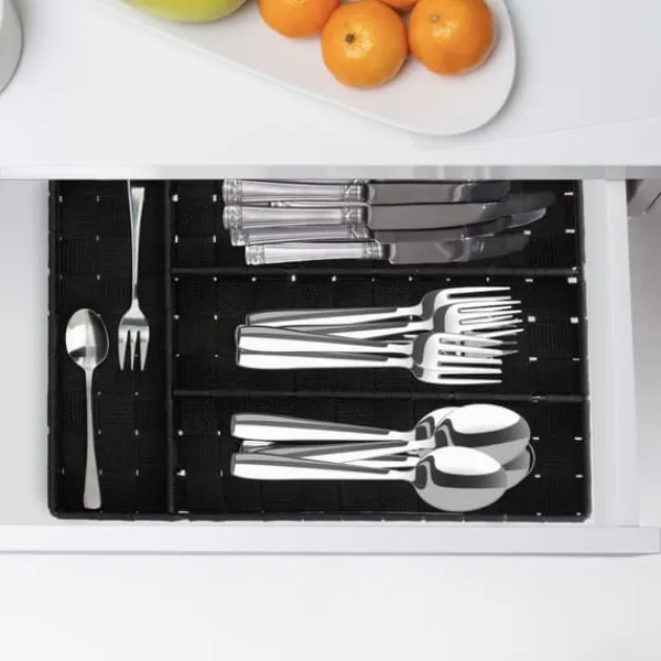 Bestikbakke, 4 rum, 4.5x26x36 cm Clearance