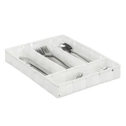 Bestikbakke, 4 rum, 4,5x26x36 cm Clearance