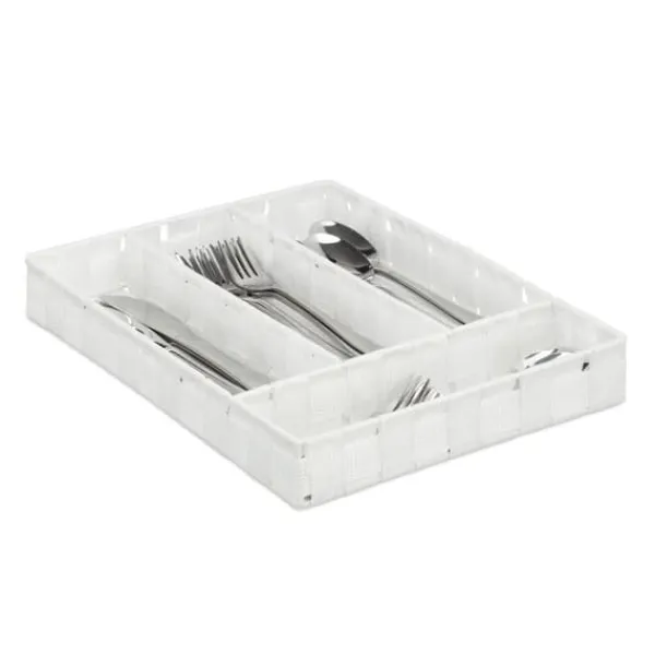 Bestikbakke, 4 rum, 4,5x26x36 cm Clearance