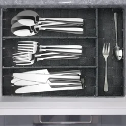 Bestikbakke, 4 rum, 4,5x26x36 cm Clearance