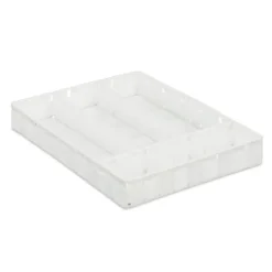 Bestikbakke, 4 rum, 4,5x26x36 cm Clearance