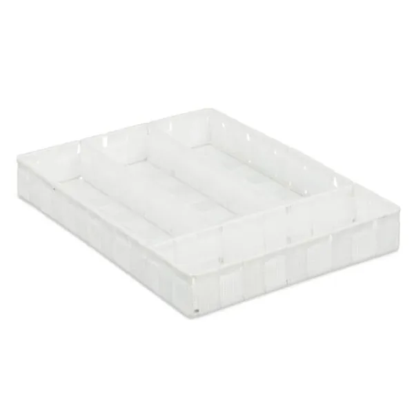 Bestikbakke, 4 rum, 4,5x26x36 cm Clearance