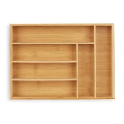 Bestikbakke, Bambus, 5x25,5x35,5 cm, Natur Hot