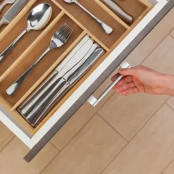 Bestikbakke, Bambus, 5x25,5x35,5 cm, Natur Hot