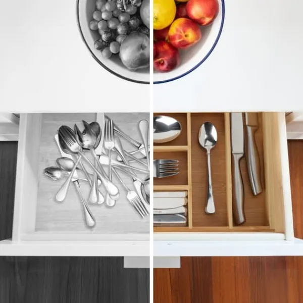 Bestikbakke, Bambus, 5x25,5x35,5 cm, Natur Hot