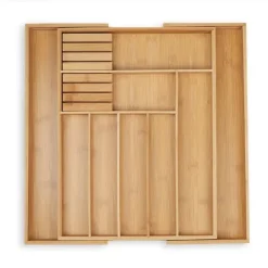 Bestikbakke, Bambus, 5.5x45x44.5 cm, Natur Hot