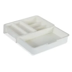 Bestikbakke, Justerbar, 6x23,5x31,5 cm, Plast Online