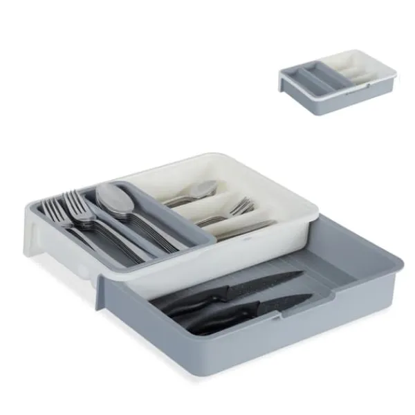 Bestikbakke, Justerbar, 6x23,5x31,5 cm, Plast Best