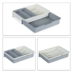 Bestikbakke, Justerbar, 6x23,5x31,5 cm, Plast Best