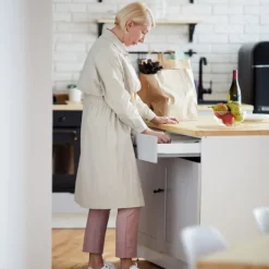 Bestikbakke, 5,5x48,5x37 cm, Hvid Outlet