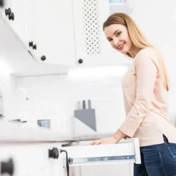 Bestikbakke, 5,5x48,5x37 cm, Hvid Outlet