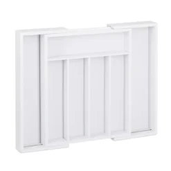 Bestikbakke, 5,5x48,5x37 cm, Hvid Outlet