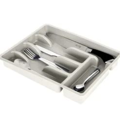 Bestikskuffeindsats, askegrå, 36x25,5 cm Discount