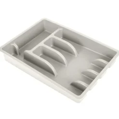 Bestikskuffeindsats, askegrå, 36x25,5 cm Discount