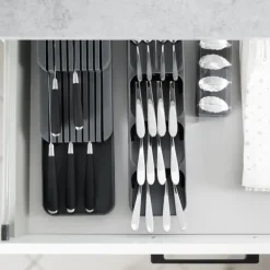 Bestikskuffeindsats til skeer, knive, gafler og teskeer Køkkenorganisator Hot