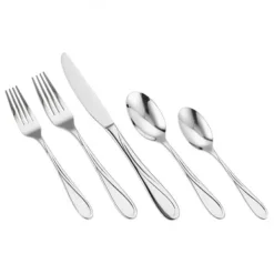 Bestik>Bestiksæt, 45-dele rustfrit stål, tåler opvaskemaskine, bordservice