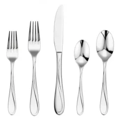 Bestik>Bestiksæt, 45-dele rustfrit stål, tåler opvaskemaskine, bordservice
