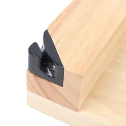 Biltong- & jerky-skærer, guillotine med egetræsskærebræt og træbase, husholdningsmodel, beige Online