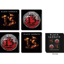 Bordskånere Til Glas>Black Sabbath Coaster Set: 13