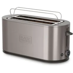Black+Decker Brødristere, Raclettegrills Og Sandwichtoastere>Brødrister 2 rum Rustfrit stål
