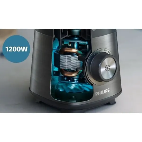 Philips Mixere & Blendere>Blender - HR3041/00 - 2 L skål - vandflaske inkluderet - aftagelige knive - Grå