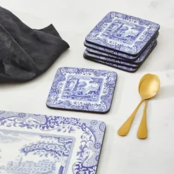 Blue Italian Coasters, 6-Pack - Spode Best