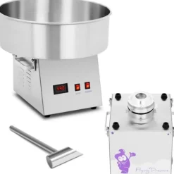 Bomuldsmaskine, elektrisk, stål, 52 cm, 1080 W Best